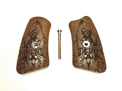 Walnut Grim Reaper Ruger Sp101 Grip Inserts