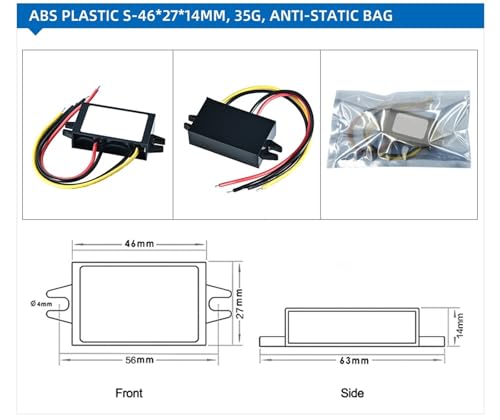 Convertisseur de tension 20-90V vers 12V pour recharger vos appareils sur votre voiturette de golf - 5