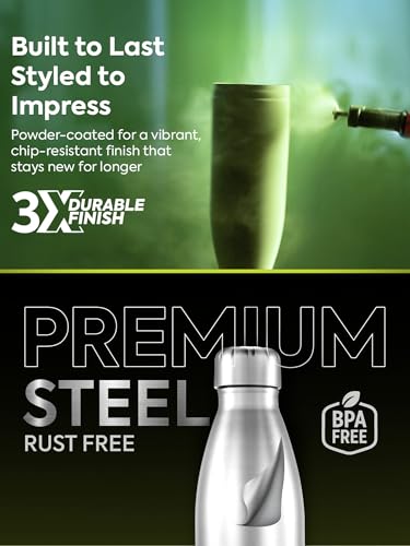 Image of Go24 pexpo Genro ISI Certified Stainless Steel Single Wall |Fridge Water Bottle| 1 Litre, Silver |Narrow Mouth with Screw Cap| Easy Grip|Home, Office, Gym, School, Yoga, Trekking, Men, Women & Kids