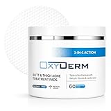 Butt & thigh Acne Treatment Pads - Exfoliating Pads to Eliminate Acne Causing...