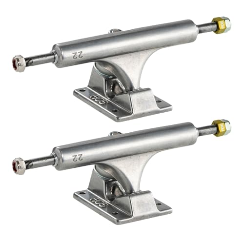 ACE AF1 Skateboard Trucks - Skateboarders Favorite Skate Trucks | Pro and Beginner Trucks for Street, Park, and Bowl Skateboarding (Hollow Polished, 22 AF1 (7.75"))