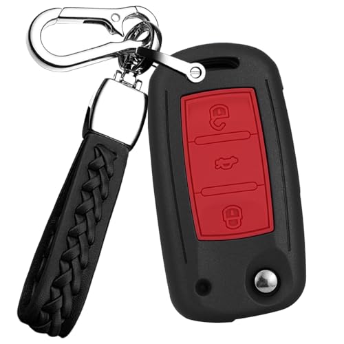 Coque clé voiture ABS pour VW Golf Polo Passat et Skoda Octavia