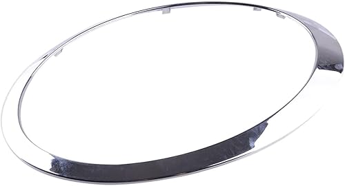Miniatura 19 de Negro brillante conductor y pasajero lado faro ajuste anillo bisel compatible con Mini Cooper 2007-2014 R56 R56 R57 R58 R59 Par negro