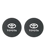Car Cup Coasters for Toyota Camry 4Runner Prius Corolla Rav4 Highlander C-HR FJ Accessories,Recessed Silicone Anti Slip Cup Holder Coaster Interior Accessories 2.75in 2Pack