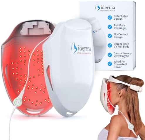 Red Light Therapy for Face – LED Face Mask for Eyes, Neck & Skin | Infrared Therapy Mask for Anti-Aging, Wrinkles, Skin Rejuvenation