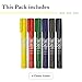 The Pencil Grip Kwik Stix Tempera Paints, Thin Tempera Paint Pens, Super Quick Drying, 6 Classic Colors- TPG-607
