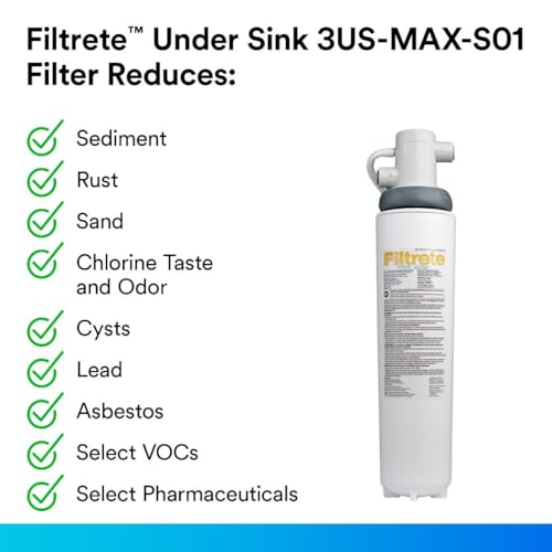 Image of Filtrete Maximum Under Sink Water Filtration System 3US-MAX-S01