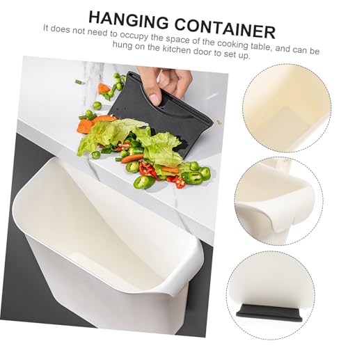 Caneca de basura colgante compacta para cocina y baño miniatura 3