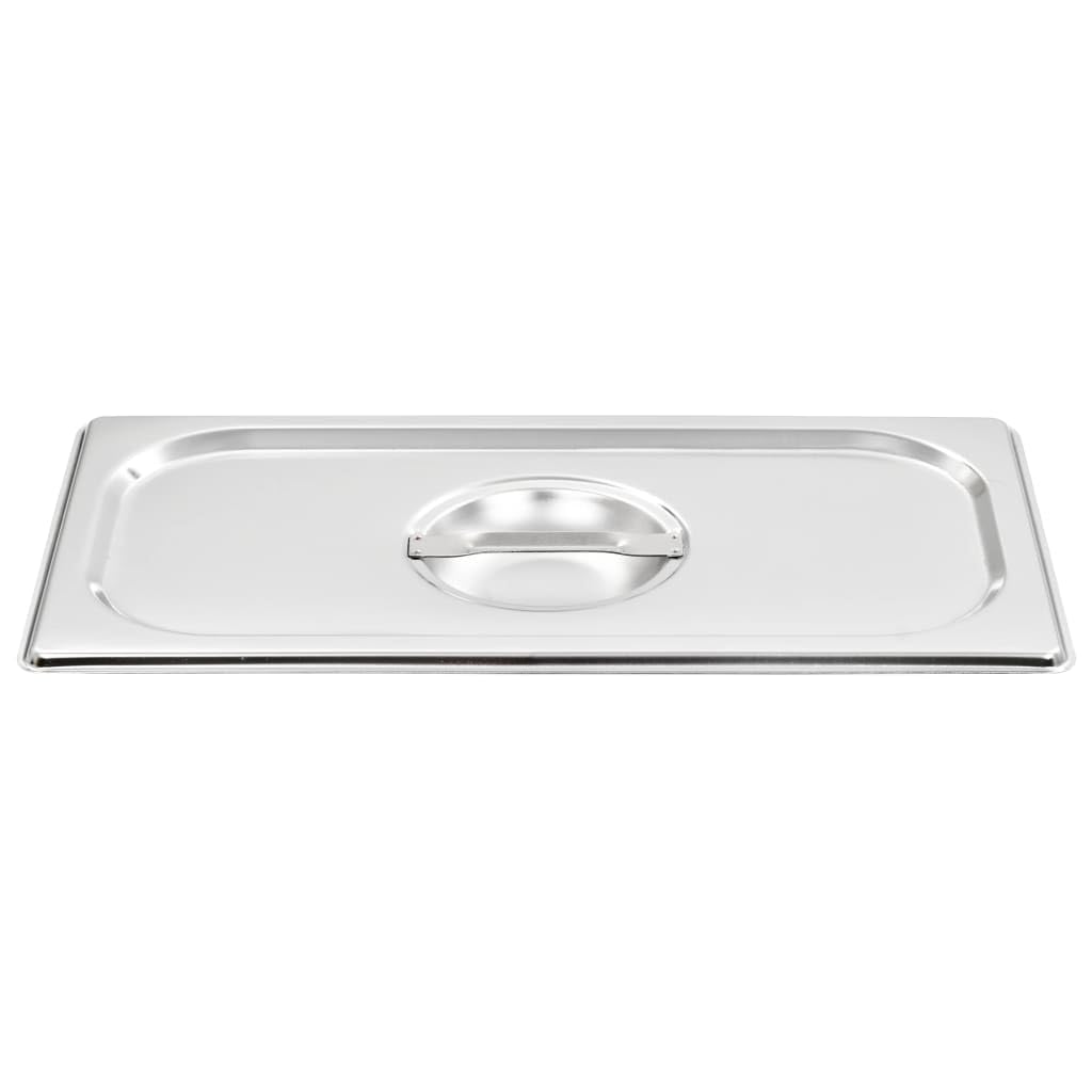 Tidyard Couvercles de Plateau 4 pcs GN 1/3 Acier Inoxydable Style A