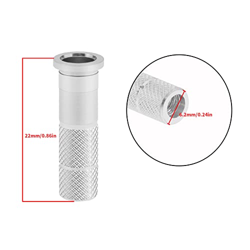 Be In Your Mind 30PCS Arrow Insert Base 6.2mm Aluminum Archery Base Inserts Replacements for Target Practice Use Carbon Arrow Shaft Accessory - Image 4