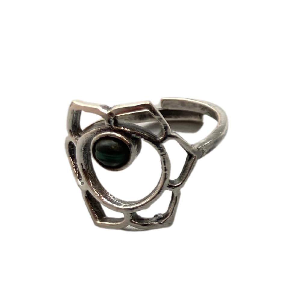 VIE Sacral Chakra Ring, Malachite