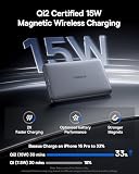 Baseus Picogo Magsafe Portable Charger, Qi2 15W 0.5" Ultra Slim 10000mAh Wireless Power Bank, 27W Fast Charging Magnetic Battery Pack with USB-C for iPhone 17 Pro Max/17 Pro/Air/16/15/14/13/12