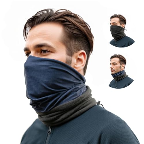 Winter neck gaiter, Ski Mask - half balaclava - face mask for cold weather activities