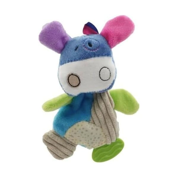 Aimé | Jouet Peluche Vache 16 cm | Multicolore et Jouet Sonore avec Squeaker pour Développer et Stimuler les Sens | Doudou pour Chien Toutes Tailles et Tous Âges