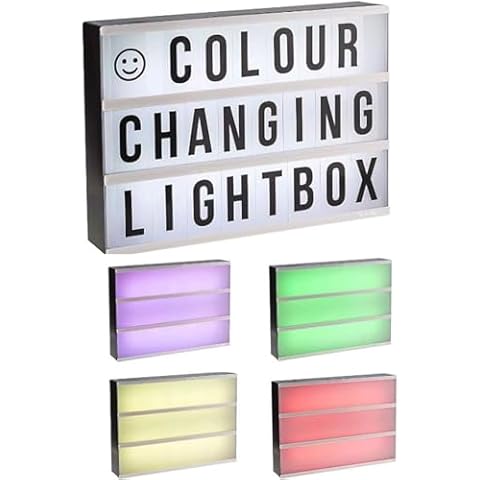 A4 Colour Changing Cinematic Light Up Box Cover
