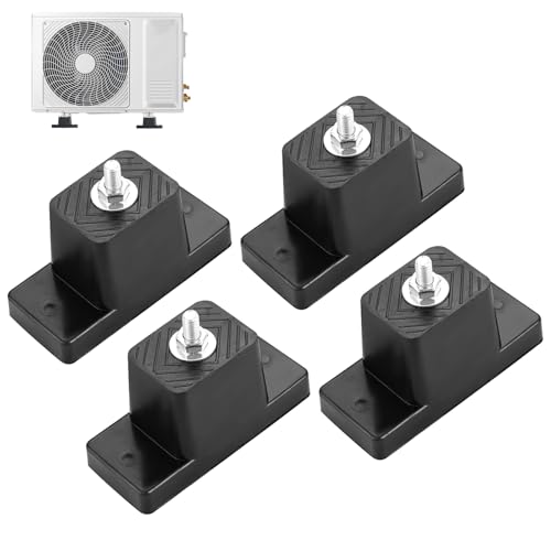 NATGAI 4Pack Rubber Vibration Isolator Mounting Bracket/Air ...