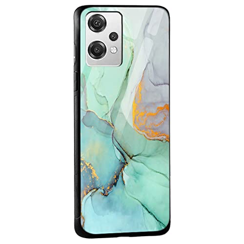Image of COLORflow Back Cover Compatible with OnePlus Nord CE 2 Lite 5G | Green Marble | Shockproof TPU Bumper Cover with Camera Protection Back Cover Compatible with OnePlus Nord CE 2 Lite 5G