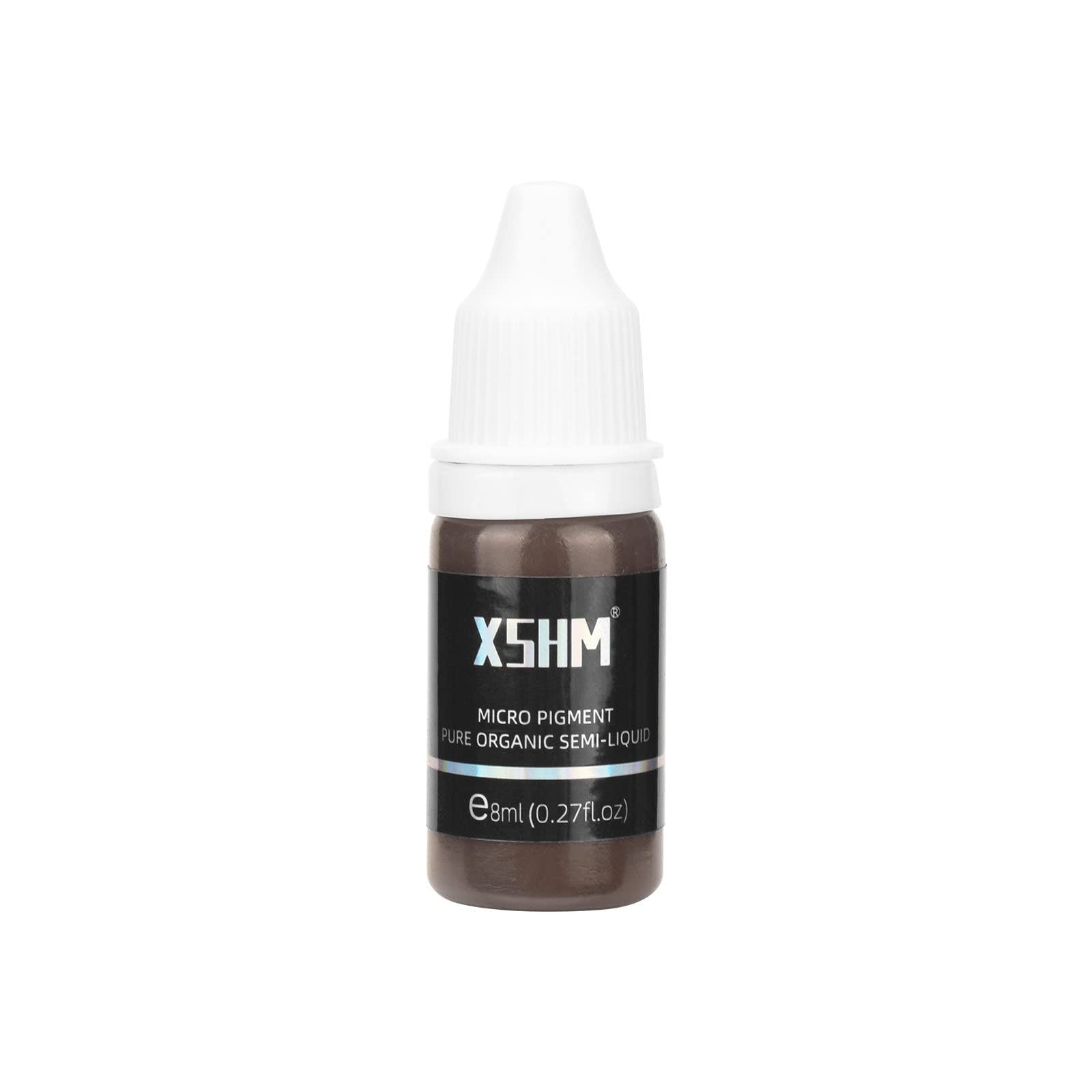 zalati Makeup Tattoo Inks Permanent 8ml Makeup Pigments Liquid Safe Tattoo Supply for Professional Eyebrow Eyeline Microblading Embroidery Eyebrow - Light Coffee