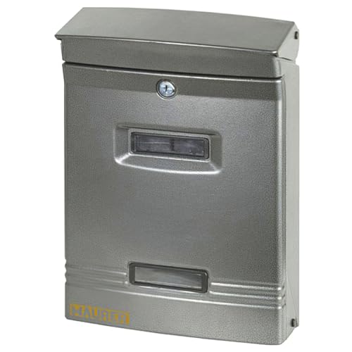 'Maurer 3080620 Cassetta Postale Maurer Giardino Alluminio"Pony Antracite