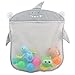 Badespielzeug-Aufbewahrung, Baby-Spielzeug-Organizer, Badezimmer-Hänge-Netz-Taschen-Halter für Ordentlich und von hoher Qualität Babywannen-Spielzeug (Grau Kleiner Hai)