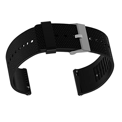 Pulseira de relógio colorida de silicone resistente pulseira de substituição confortável compatível