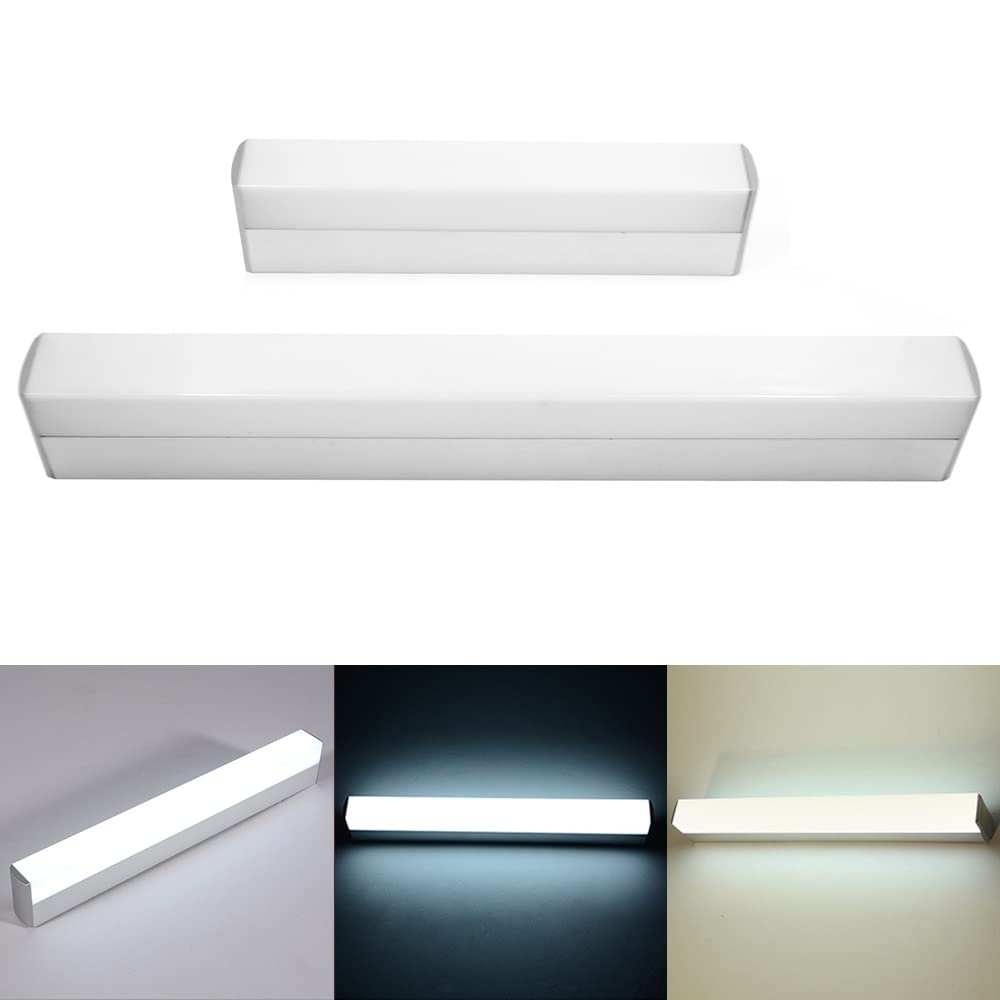 Lampada da parete a LED da 12W - Illuminazione moderna per interni, ideale per bagno, camera da letto, specchio da toeletta, 85-265V, luce bianca calda, 25 cm, elegante ed efficiente dal punto di vis