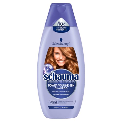 Schauma Power Volume 48h Plump Up Shampoo Haarshampoo Mit Einem Volumen Von 400 Ml