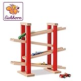 Trainiert motorische Fähigkeiten - mit der Rennbahn wird gezielt das Sehvermögen und die Feinmotorik der Kinder trainiert und sie lernen erste Zusammenhänge zu erkennen