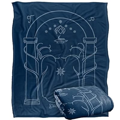 LORD OF THE RINGS Blanket, 152 x 127 cm The Mellon Silky Touch Super Soft Throw Blanket | Ya disponible en tu tienda friki favorita! En mundofriki.es!