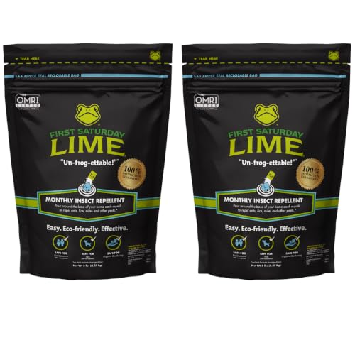 Image of First Saturday Lime Deterrent 5LB | Natural Deterrent for Outdoors, 2 Pack