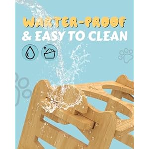   Elevated-Dog-Bowls-Adjustable-Raised-Dog-Bowls-Stand-for-Small-Size-Dogs-and-Cats-Durable-Bamboo-Dog-Feeder-with-2-Stainless-Steel-Bowls-and-Non-Slip-Feet-Dog-Food-Bowls-for-Small-Dogs-Cats