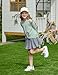 Yekay Size 6 Girls Clothes Two Piece Twist Front Long Sleeve Pullover SweatShirts & Wide Leg Sweatpants Outfits Fashion Jogger Set