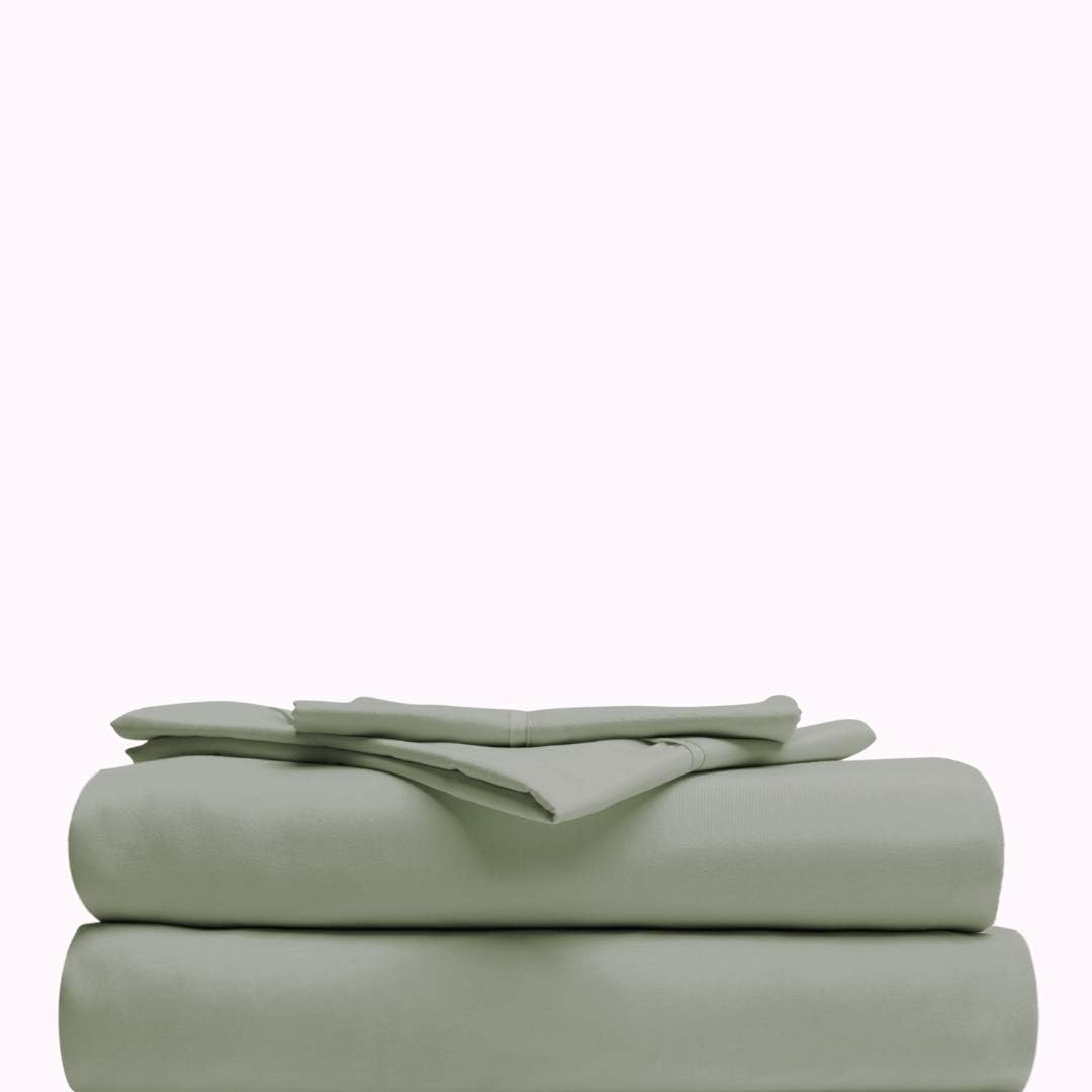 Pampered By Porsha Luxurious Sheet Set, Sage (King)