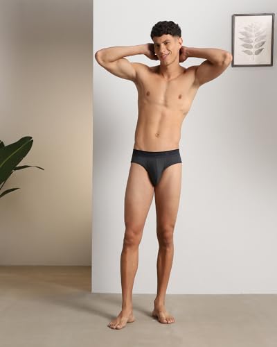 Image of Cresmo Men's|Anti-Microbial Luxury Micro Modal Underwear Breathable Ultra Soft Comfort Lightweight Brief|Pack of 2 |