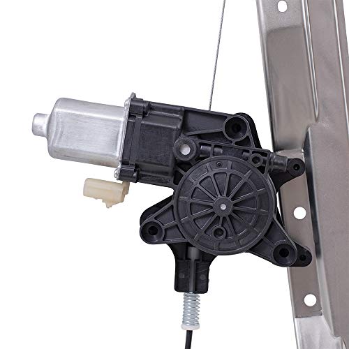 Brock Replacement Drivers Front Power Window Regulator & Motor Assembly W/ 2 Pin Connector Compatible With 08-18 Grand Caravan Town & Country C/V Tradesman Van 68030661Aa #TOP2