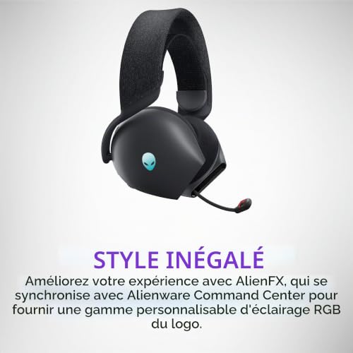 Alienware AW720H - Casque Gaming sans fil Bimode (Dark Side of the Moon)