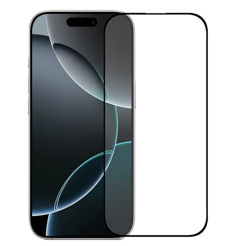 Image of amazon basics Tempered Glass Screen Protector Compatible with iPhone 17 Pro Max Transparent Protective Film [Clear HD]