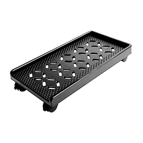 Soporte móvil para CPU con ruedas giratorias, diseño ventilado, fácil de mover y ahorrador de espacio debajo del escritorio miniatura 1
