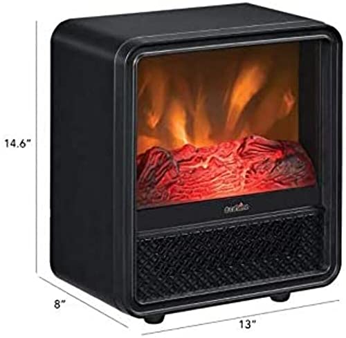 Image of duraflame Portable Electric Fireplace Personal Cube Space Heater