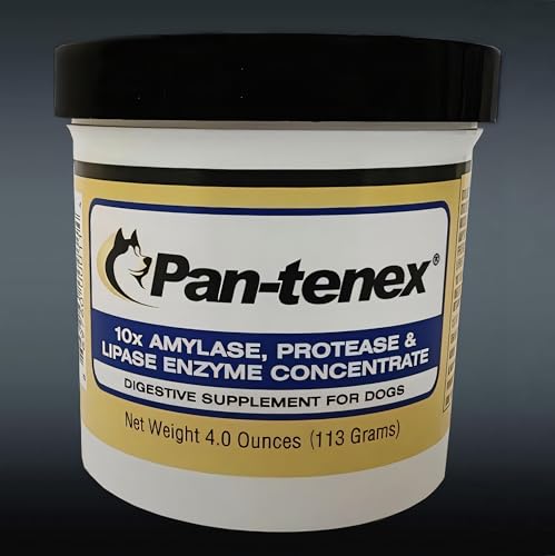Pan-tenex | 10x Digestive Enzymes for Dogs - 4 Ounces (113 Grams)