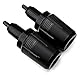 CCYYMOWOK Motorrad Sturzpads kompatibel mit CB500F CB500X CB 500F 500X 2013-2024 CB 500 Hornet 500 2024 2025 2026 Zubehör Rahmen Schieber Sturzschutz Crashpads Protektoren (Schwarz)