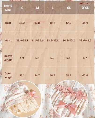 Image of NSPSTT Women Girls American Pioneer Colonial Dress Prairie Costume