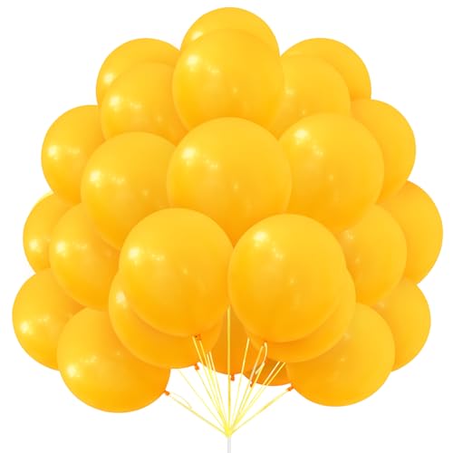 30 Pezzi Palloncini Gialli lattice Giallo Limone Opachi da 12 Pollici per Bambino Ragazze Donne Festa di Compleanno Matrimonio Baby Shower Battesimo Carnevale Anniversario Fidanzamento Decorazioni