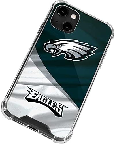 Skinit Clear Phone Case Compatible with iPhone 13 - Officially Licensed NFL Philadelphia Eagles Design