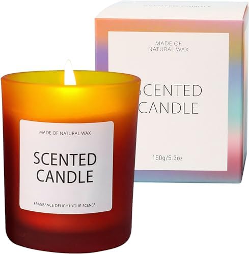 Scented Candles Gifts for Women Candles for Home Scented Aromatherapy Candle Rose Natural Soy Wax Rose Scented Candle for Valentine Birthday Mother’s Thanksgiving Day Present