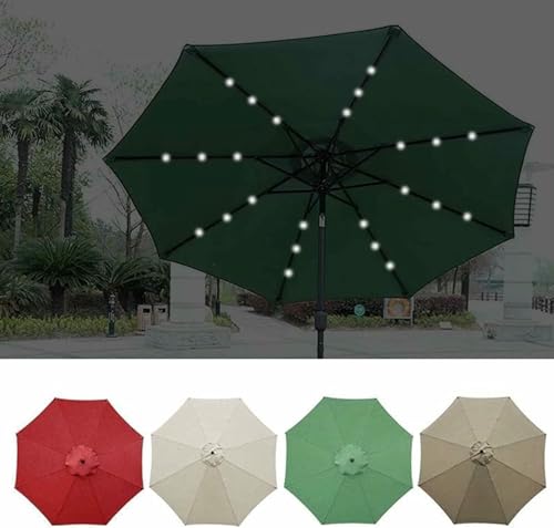 Toile de rechange pour parasol de table d'extérieur imperméable haute densité - 4