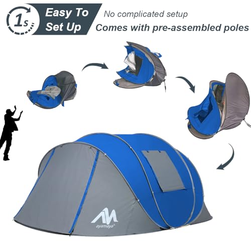AYAMAYA Pop Up Tent 6 Person