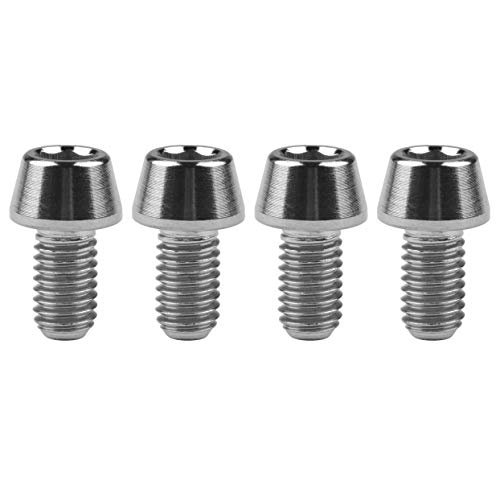 Image of Titanium Ti Bolt M5x9 16 18 20 25 30 35 40 45 50 55 60mm Tapered Head Screws Pack of 4 (M5x9mm, Normal Titanium)