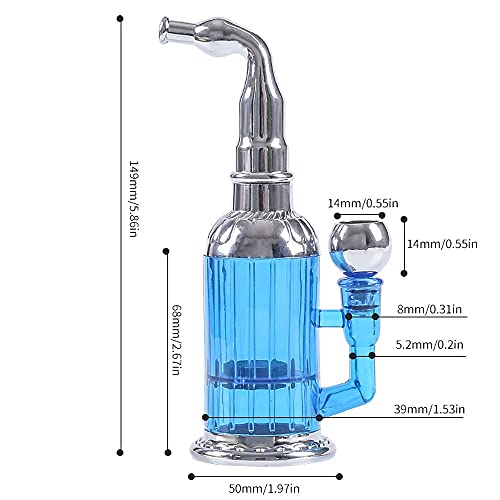 LSZ Shisha-Set Dual-Zweck-Hukahn Raucher-Set-Rohrzigarettenhalter for Reisen Shisha-Set (Color : A) – Bild 8