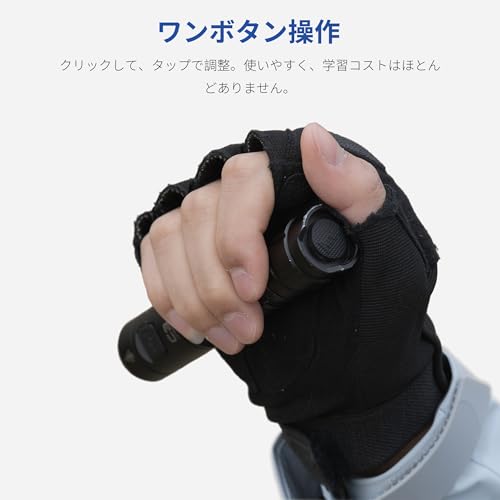 WUBEN(ウーベン) C3 懐中電灯 強力 1200ルーメン ライト 小型 充電式 6つ調光モード IP68防水 最大143時間の実行時間 防災避難
